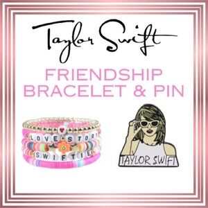 TAYLOR SWIFT Friendship Tour Bracelet & Collector’s Pin